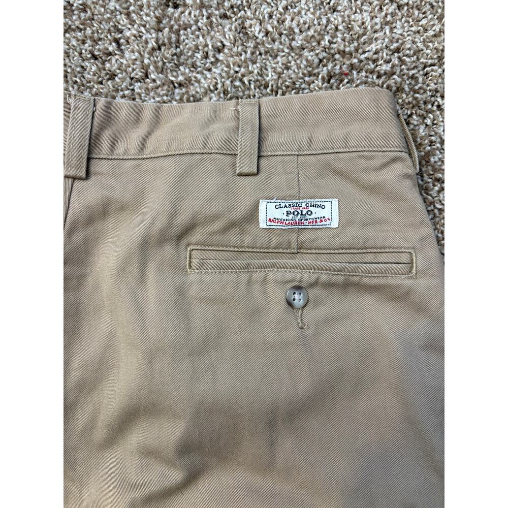 Vintage Polo By Ralph Lauren Hammond Pants Classic Chino Mens Size 34x30